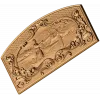 Панно «Мужик в лодке» - резной деревянный декор