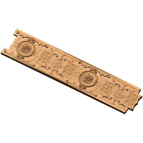 Резной багет с картушами и розетками - багет в ренессансном стиле