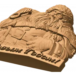 Дед Мороз - праздничное панно