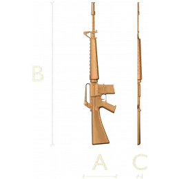 Силуэт M16