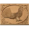 Резная панель «Глухарь в рамке» - резной декор из дерева