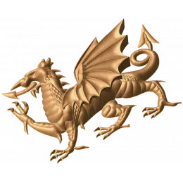 Дракончик (геральдический рельеф)