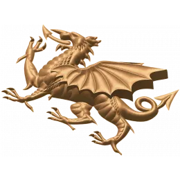Дракончик (геральдический рельеф)