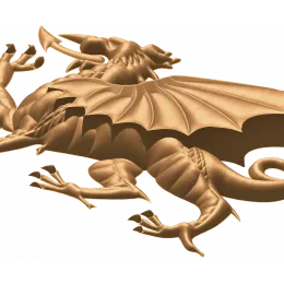 Дракончик (геральдический рельеф)