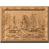 Панно «Жизнь леса #5» - резной деревянный декор