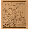 Китайское панно - резной деревянный декор с журавлями