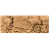 Резное панно «Корабль» - декоративный барельеф из дерева