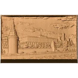 Вид с Кремлёвской набережной
