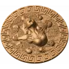 Резной медальон «Смерть» - деревянный декоративный медальон