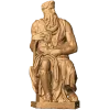 Резная скульптура «Моисей» - деревянная статуэтка из массива
