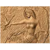 Панно «Ангел и Голубь» - резной деревянный декор из массива