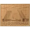 Панно «Санкт-Петербург - разводные мосты» - резной деревянный декор