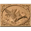 Резное панно «Селезень» - резной деревянный декор