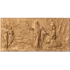 Рельефная панель «Сотворение мира» - резной деревянный декор