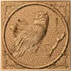 Резная панель «Филин в медальоне» - деревянный декор высокого рельефа