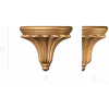 Капитель с акантовым рельефом - резной деревянный декор