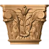 Капитель коринфского типа - резной деревянный декор