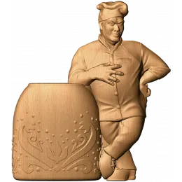 Весёлый пекарь у тандыра