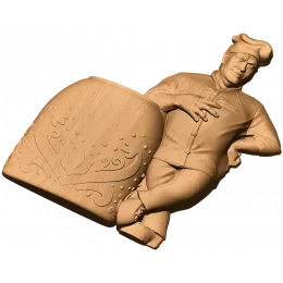 Весёлый пекарь у тандыра