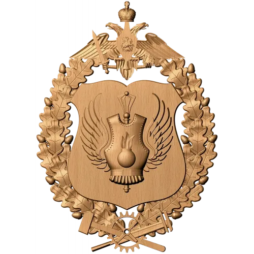 Рельефная эмблема ВДВ - резной деревянный декор