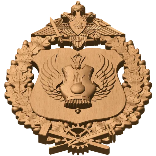 Рельефная эмблема ВДВ - резной деревянный декор
