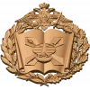 Герб Военная академия МТО - резной деревянный герб