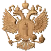 Герб Прокуратуры - резной деревянный герб из массива