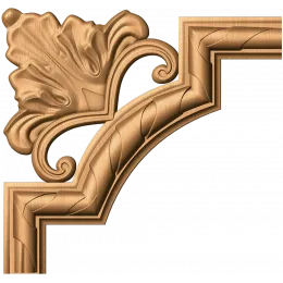 Акантовый картуш-угол