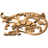 Угловой резной декор «Флёр-Рококо» - резной деревянный элемент