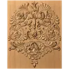 Резная декоративная панель с акантовым картушем