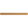 Резная планка-накладка 13130 - вертикальный декоративный багет из дерева