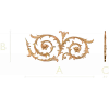 Акантовая резная накладка вензельная