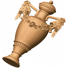 Амфора «Цветочная гирлянда»