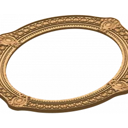 Эльзира - овальная резная рамка