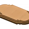 Резная рамка-панель из дуба, бука или ясеня - классический декоративный элемент