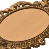 Овальная резная рамка в стиле рокайль - деревянный декор из дуба, бука или ясеня