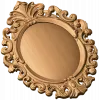 Овальная резная рамка «Венецианский картуш» - деревянный декор для интерьера