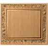 Резная рамка «Венец» - декоративная квадратная деревянная панель