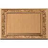 Резная рамка «Венец» - декоративная квадратная деревянная панель