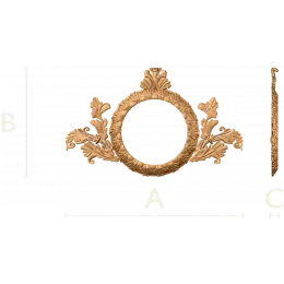 Картуш «Овальная Флора»