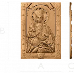 Аглонская икона Божией Матери - барельеф
