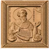 Икона Игнатия Богоносца - резной деревянный образ