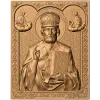 Резная деревянная икона Святой Николай Чудотворец