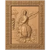 Резное панно «Архангел Гавриил» - деревянный рельеф на заказ