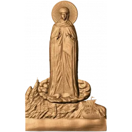 Афонская Божья Матерь (рельеф)