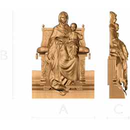 Восседающая Богоматерь