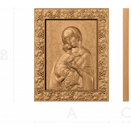 Венчальная икона Божией Матери (Владимирская)