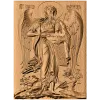 Икона «Иоанн Креститель» - резная деревянная панель