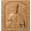 Икона Николай Чудотворец - резной деревянный декор