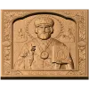 Икона Николай Чудотворец - резной деревянный декор
